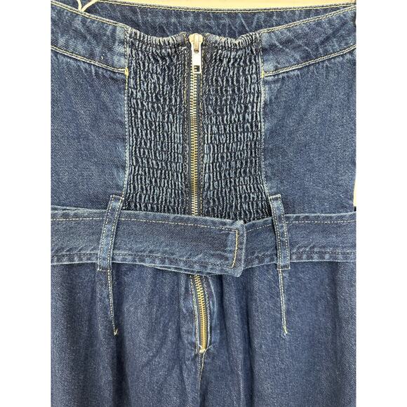 Reformation Eva Denim Jumpsuit Size 2 NWT - Picture 10 of 13